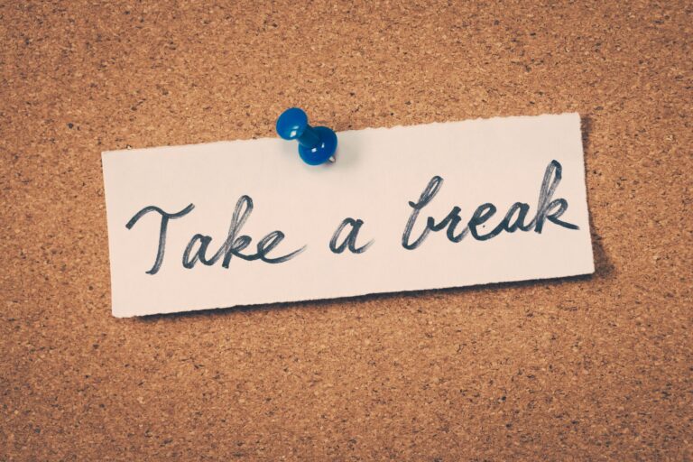 The Power of Taking Breaks and Overcoming the Busy Mindset